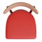 Flash Furniture Red Vinyl Dining Chairs - Walnut Wood Backs, 2PK 2-XU-DG6V5RDV-NAT-GG - alternate 6